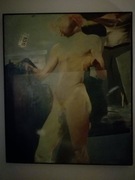 akt męski olej Zbigniew Gawrych z 1978 r.