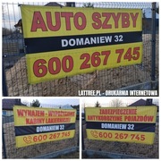 Baner reklamowy z dowolnym nadrukiem 
