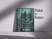 Plakat Szpaku "Dom dla zmyślonych.." w ramce 42x30