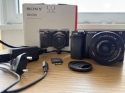 Sony Alpha A6100 (ILCE-6100L) + bateria + obiektyw + Karta microSD 512GB
