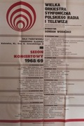 Wielka Orkiestra Symfoniczna Polskiego Radia i TV 1968 rok