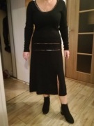 Elegancka czarna sukienka