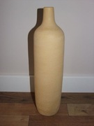 Wazon ceramiczny w kształcie butelki-żółty-Ikea-wysokośc 45 cm, ciężki