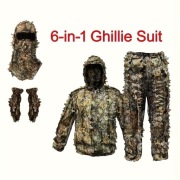 6w1. Lekki, strój maskujący dla obserwatora przyrody. Rozmiar XL-XXL.