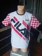Koszulka męska T-shirt Fila Biella Italia Biała S