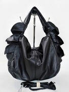 Torba damska z hopper A4 czarna nowa z metką elegancka