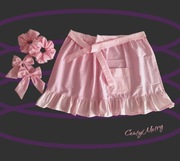 Fartuszek folk spinka kokarda gumka