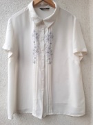 Bm Bluzka Wizytowa z Haftem Rozmiar  6XL/52