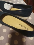 Wiosenne buty granatowe
