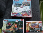 Puzzle zestaw 3 sztuki Dusty Planes samoloty