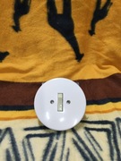 Włącznik bakelit fluorescencyjny przycisk 8cm