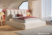 Łóżko tapicerowane bukla bed OLAF 140x200 160x200 180x200 pojemnik