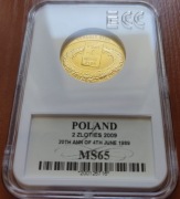 2 zł - 716 - Wybory 1989 r.  - 2009 Grading MS65 ECC