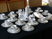 Rosenthal Romanze in Blau niebieski zestaw kawowy 14 osób