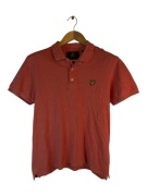 Koszulka polo Lyle & Scott pomarańczowa z logiem L