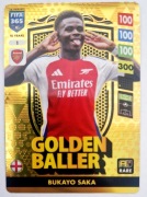 BUKAYO SAKA - FIFA 365 2025 PANINI karta RARE TOP MASTER - GOLDEN BALLER 1