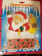 Ozdoba świąteczna Mikołaj   do okna Suncatcher