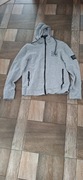 Bluza meska szara rozpinana z kapturem L