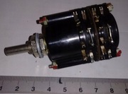 Przełącznik obrotowy 9 pozycji bakelit ośka 6mm