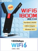 Fenvi USB WiFi  AX1800 USB 3.0USB 2.4G/5Ghz Karta sieciowa Bezprzewodowa 