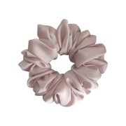 Gumka do włosów typu Scrunchies Maxi Pudrowy Róż 