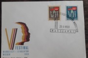 Polska 969 970* FDC festiwal młodzieży1959