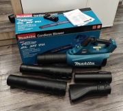 Dmuchawa Makita UB001GZ XGT 40V jak nowa komplet sklepowy