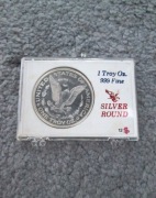 Srebrna moneta LIBERTY AND JUSTICE one troy ounce 999 fine silver