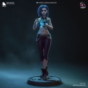 Figurka druk 3D żywica " Broken Jinx " - 1/8