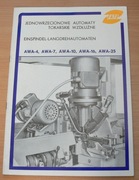 FOLDER FATO AUTOMAT TOKARSKI I AWA7 AWA10 4 25 