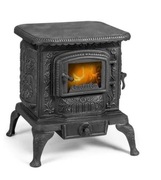 koza piec kominek żeliwny ciężki bardzo solidny sprawny ogrzewanie