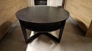 Duży, okrągły stolik Ikea Vejmon 90 cm