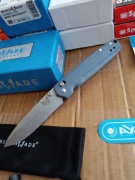 Nóż składany Benchmade Valet AXIS Gray Satin Drop Point 485