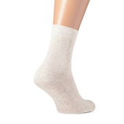 3x Lniane eko skarpety męskie, siatka, 44-45