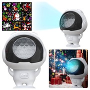 Projektor Rzutnik Laserowy Led Astronauta Kosmonauta Lampka Nocna Dzieci