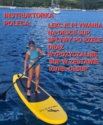 Deska SUP - nauka pływania dla początkujących 