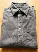 NOWA Koszula Tommy Hilfiger M - męska jeansowa szara