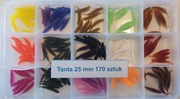 Tanta 25 mm 2.5 cm 0.1g - 170 sztuk - zestaw