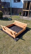 Zamykana Piaskownica Impregnowana 120x120+ Gratis