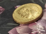 5 Rubli 1907 carska Rosja ruska stara ciekawa moneta wykopki po zbieraczu