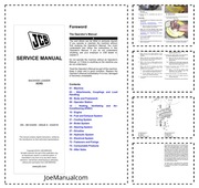 JCB 3CXG Service Manual Instrukcja serwisowa naprawcza