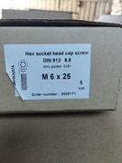 Śruba M6x25 Hex 