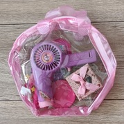 Zestaw kosmetyczno fryzjerski dla dziewczynki, kosmetyczka, 19 elementów 