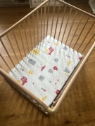 Kojec drewno naturalne 75 x 102 cm