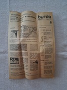Vintage stara gazeta 1977 duński dodatek Burda Moden PRL wkładka magazynu k