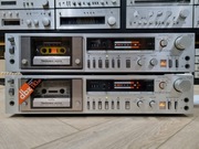 Technics RS-M270X magnetofon kasetowy srebrny, świetny stan