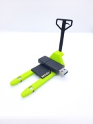 Paleciak wózek widłowy zabawka retro mini