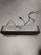 Głośnik komputerowy Bluetooth USB z podświetleniem czarny