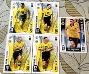 5 kart Borussia Dortmund – Topps 2023/2024 (bazowe, ale z prędkością Reusa