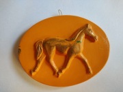 KOŃ - gipsowy obrazek - ładny